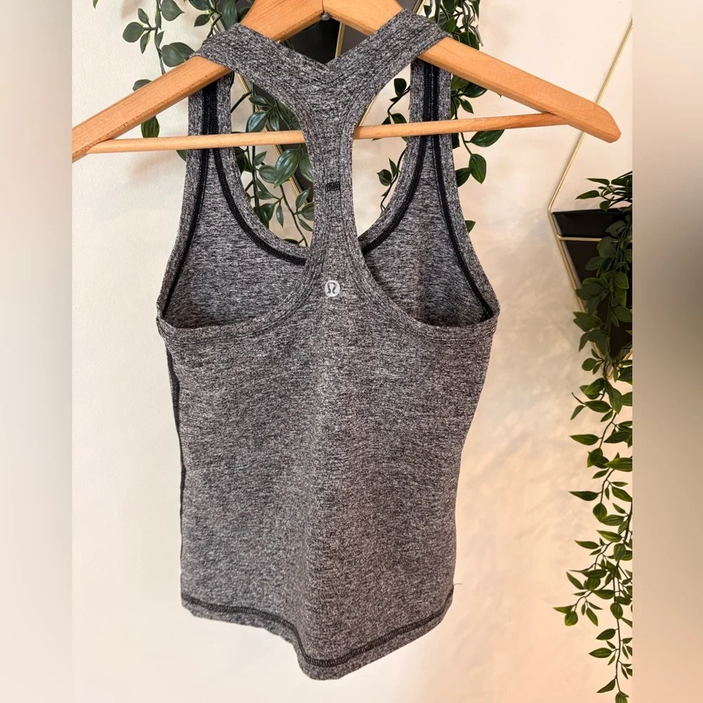 Lululemon Gray Racerback Tank Top - Picture 2 of 3